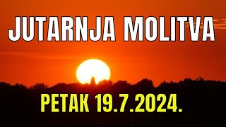 Časoslov JUTARNJA MOLITVA  PETAK 1972024 [upl. by Yelserp285]