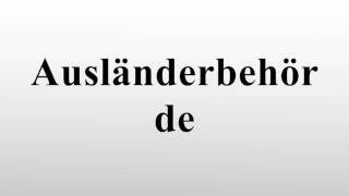 Ausländerbehörde [upl. by Irep]