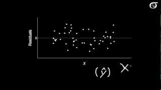 Simple Linear Regression Checking Assumptions with Residual Plots [upl. by Hazelton]