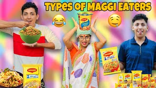 TYPES OF MAGGI EATERS  Funny Comedy Video🤣😂 Prashant Sharma Entertainment [upl. by Harras]