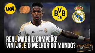 🔴 VINI JR DECIDE E REAL MADRID É CAMPEÃO DA CHAMPIONS LEAGUE PELA 15ª VEZ [upl. by Aerdnwahs]