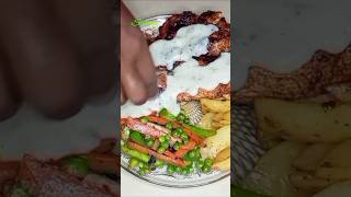 Chicken steak recipe with white sauce chickenrecipe chickensteaks [upl. by Lleinnad]