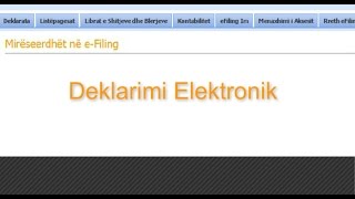 Deklarimi Elektronik [upl. by Ilenay430]