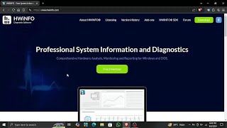 HOW TO DOWNLOAD AND INSTALL HWiNFO  TOOL TO MONITOR AND ANALYZE WINDOWS HARDWARE INFO IN REALTIME [upl. by Adirf]