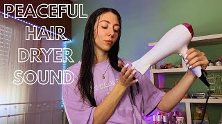 Peaceful  Hair Dryer ASMR Sound 2H [upl. by Pang]