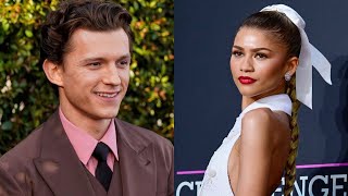 Zendaya and Tom Holland Share Sweet Moments at Challlengers Premiere In London [upl. by Eiddet]