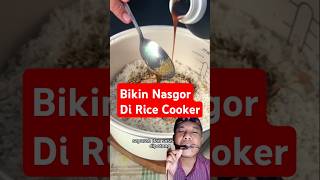 MAKE FRIED RICE IN A RICE COOKER WHAT CAN YOU nasigoreng food cooking [upl. by Anairotciv]