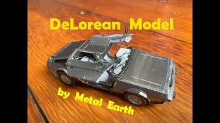 Delorian model by Metal Earth [upl. by Naol864]