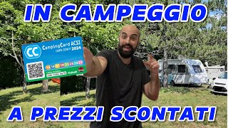 IN CAMPEGGIO A PREZZI SCONTATI CampingCard ACSI [upl. by Portland]