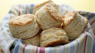 Buttermilk Biscuits from Scratch  Less Fat Easy Recipe [upl. by Anael926]