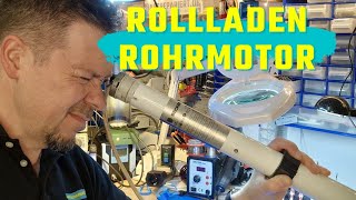 Rollladen Rohrmotor defekt  hier Becker  was ist ein Kondensatormotor [upl. by Llerehc343]