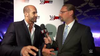 Cesaro im Interview mit Holger Böschen WWE hautnah – WWE 2K15 Event SummerSlam 2014 [upl. by Vogel353]