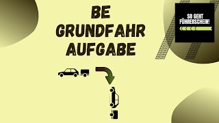 BE Anhänger Grundfahraufgabe Rückwärtsfahren  Führerschein [upl. by Amle]