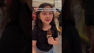 Si adek yg sok Menolak Ice Cream Mehong 🍦🍦🍦 [upl. by Liesa515]