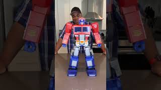 This 800 talking Optimus Prime Transformer…transforms shorts [upl. by Travus]