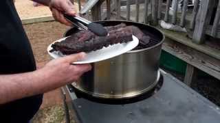 BBQ Pork Ribs on the Performer with the Cajun Bandit BBQ Stacker [upl. by Nois632]