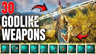 Assassin’s Creed Valhalla – The BEST 30 WEAPONS and How To Get Them [upl. by Lose]