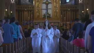 St Bernards Corpus Christi Procession 2013 [upl. by Uhile899]