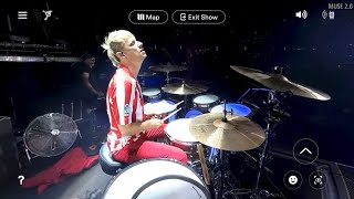 Muse  Knights of Cydonia Drum Cam Live at Estadio Wanda Metropolitano Madrid 2019 [upl. by Ycrad510]