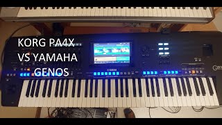 Korg pa4x vs Yamaha Genos  EPiano CP80 Bez ściemy  same fakty [upl. by Letsirk]