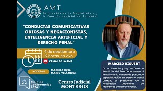 Conductas comunicativas odiosas y negacionistas inteligencia artificial y derecho penal [upl. by Chipman]