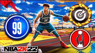 THIS 99 OVR quotLAMELO BALL” BUILD is UNSTOPPABLE IN NBA 2K22🔥🔥🔥 [upl. by Koslo]