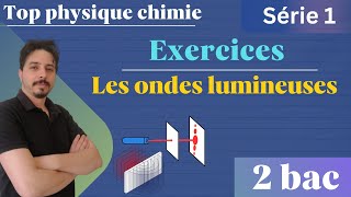 exercices les ondes lumineuses 2 bac série 1 [upl. by Anih]