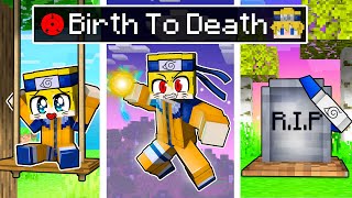 Birth to Death of NARUTO in Minecraft [upl. by Nivlek]