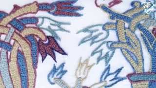 TUTORIEL BRODERIE POINT DE BAYEUX [upl. by Perrins]