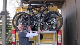 Using the Fiamma RV Bike Rack [upl. by Sacci]