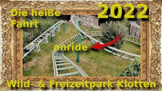 Wild amp Freizeitpark Klotten  2022  Die heiße Fahrt  onride [upl. by Haim129]