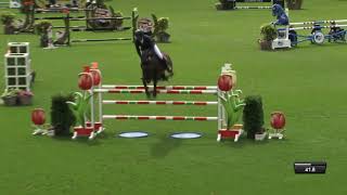 Cornetblue Stallion Chacco Blue x Cornets Stern 2013 150 Mts Class CSI Valkenswaard [upl. by Gnok238]