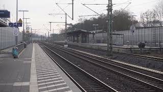 Drei durchfahrende Züge hintereinander weg im Bahnhof Winsen [upl. by Atiuqihs]