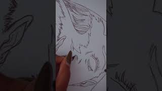 INKING A HORROR MANGA COVER [upl. by Naihtsirc]