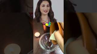 Madhuri Dikshit Favorite diy mask for glowing ✨️ skinyoutubeshortsmadhurimaduridikshitdiymask [upl. by Ahsimak198]