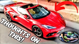 THOUGHTS ON THIS NEW C8 CORVETTE‼️ c8corvette automobile sportscar [upl. by Ydnis151]