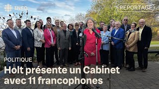 Susan Holt a dévoilé son équipe ministérielle dont 11 francophones [upl. by Goldberg]