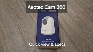 Aeotec Cam 360  works with SmartThings Samsung eville smarthomegadgets smarthouse [upl. by Welsh406]