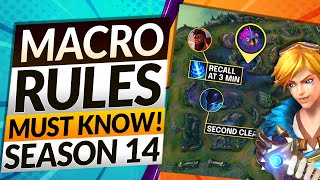 The ULTIMATE Season 14 Macro Guide  Tips for ALL ROLES  League of Legends [upl. by Alpheus]