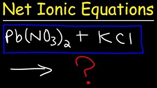 How To Write Net Ionic Equations In Chemistry  A Simple Method [upl. by Atekal]