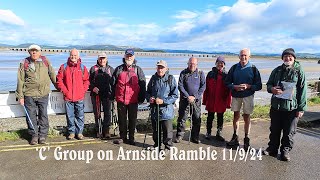 Sefton Road Ramblers C Group on Arnside Ramble 11 9 24 [upl. by Lananna174]