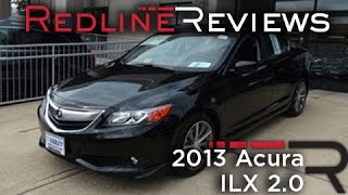 2013 Acura ILX 20 Tech Walkaround Review and Test Drive [upl. by Adlen]