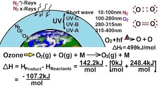 Chemistry  Electron Structures in Atoms 10 of 40 Photochemical Reaction Atmosphere III Ozone [upl. by Gretna897]