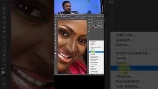 EDIT EYE BALL COLOR in adobe photoshop Shorts [upl. by Sollie]