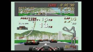 CGRundertow SUPER MONACO GP for Sega Genesis Video Game Review [upl. by Ellerrehs684]