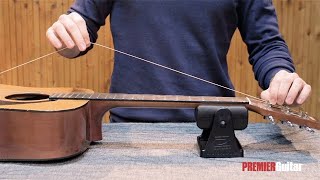 DIY How to String an Acoustic Guitar [upl. by Lohrman]