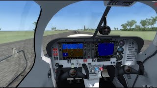 Prepar3D v45  Bora Bora  Uturoa  VFR  Mooney Acclaim G1000 3 [upl. by Adnovaj]