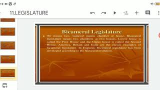 MEANING amp MERITS OF BICAMERAL LEGISLATURE CLASS 11 [upl. by Shevlo]