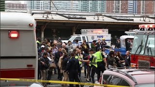 Raw video The scene in Hoboken after NJ Transit train crash [upl. by Fanny489]