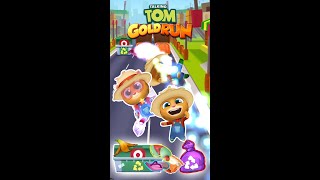 TALKING TOM GOLD RUN ♻️ FARMER GINGER FULL UPGRADE COLLECTS TRASH ON THE STREET MOBILE MODE MODE [upl. by Nalorac]